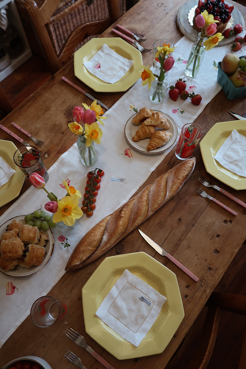 Cotton x Abbode Heirloom Table Runner