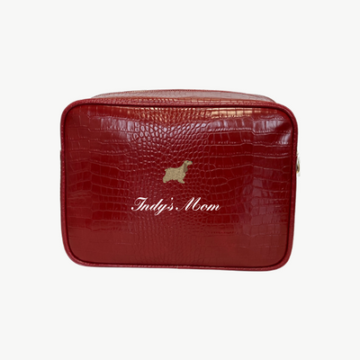 Dog Mom Croc Pouch