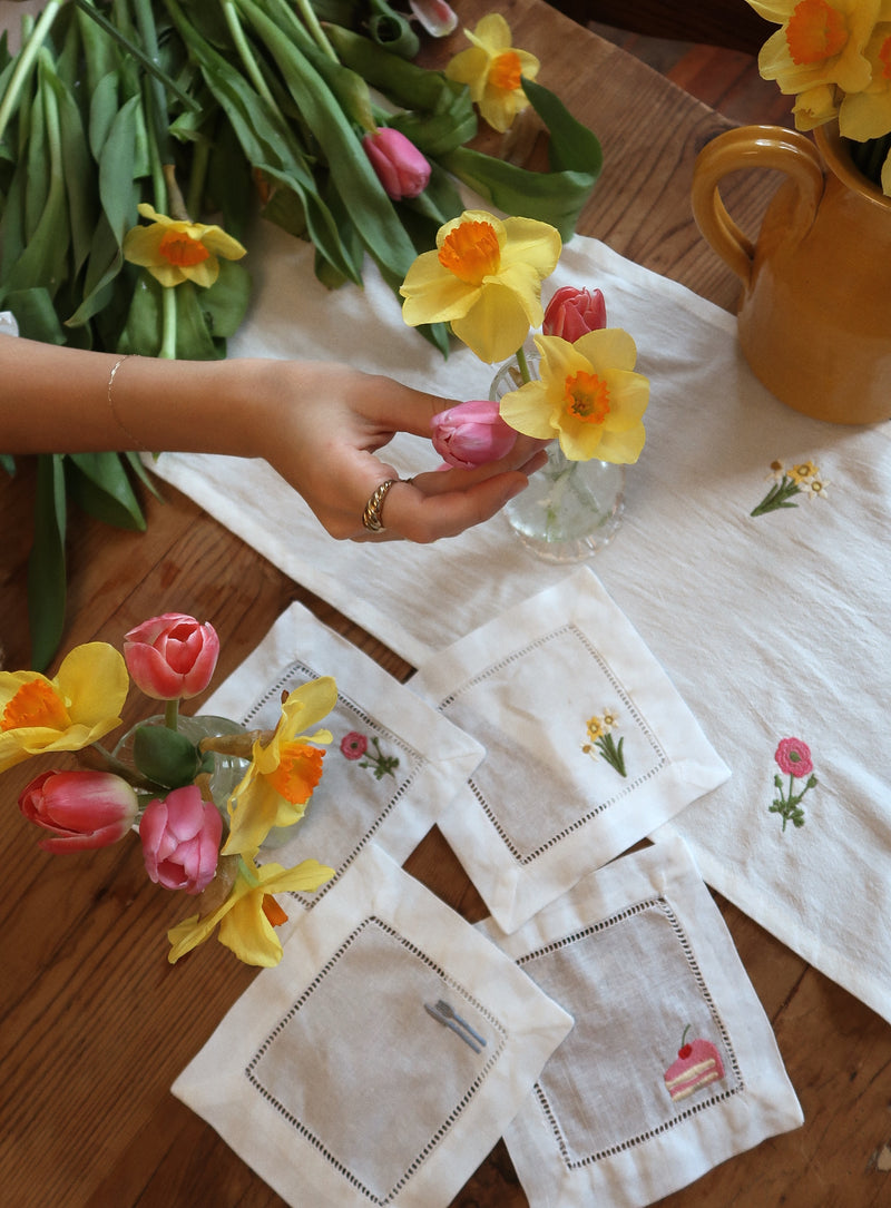 Cotton x Abbode Heirloom Cake Napkins