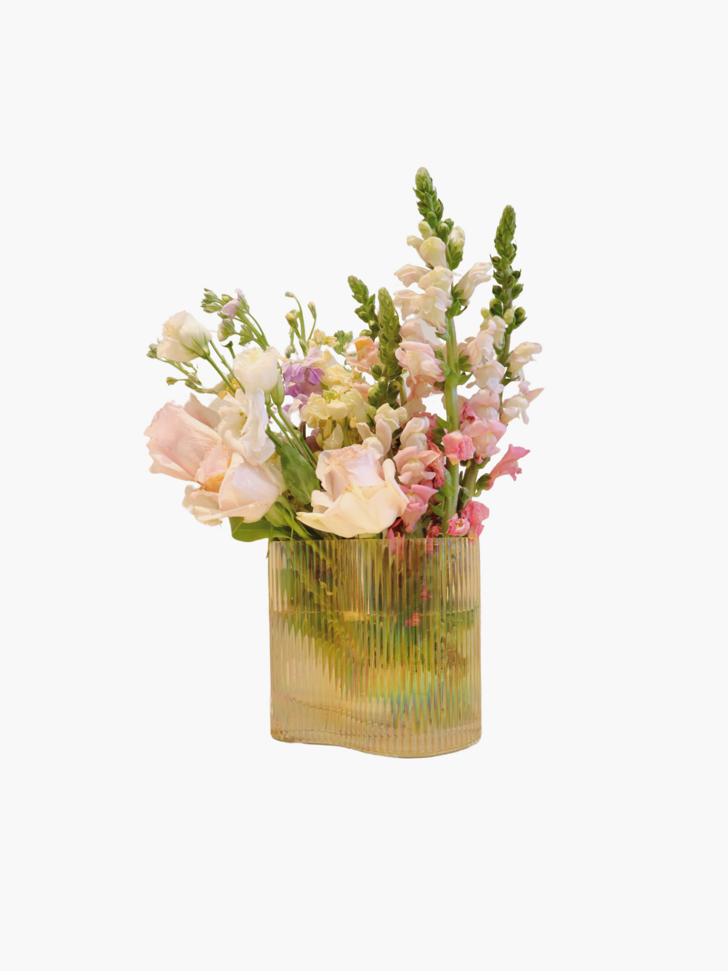 Ribbed Wave Vase