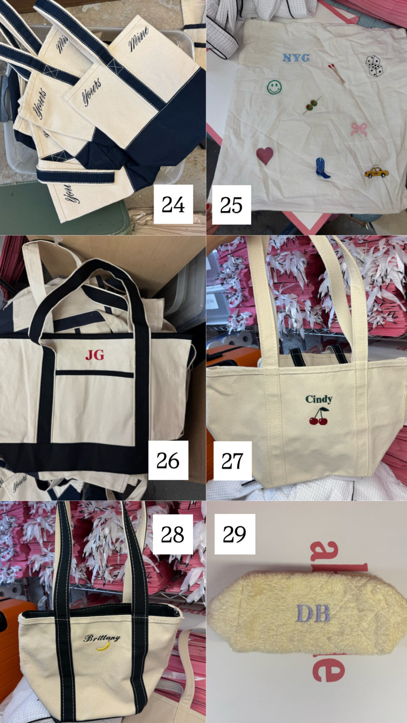 Sample Sale Items