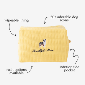 Dog Mom Waffle Pouch