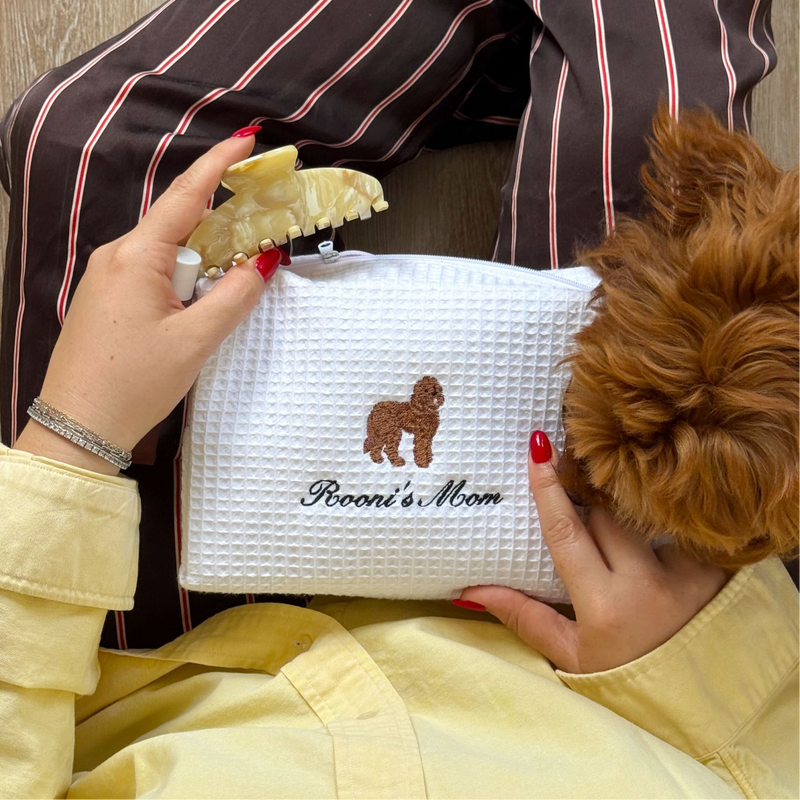 Dog Mom Waffle Pouch