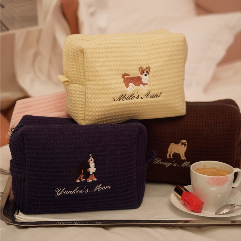 Dog Mom Waffle Pouch
