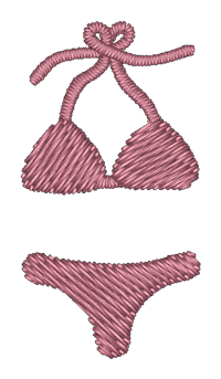 Bikini Embroidered Icon