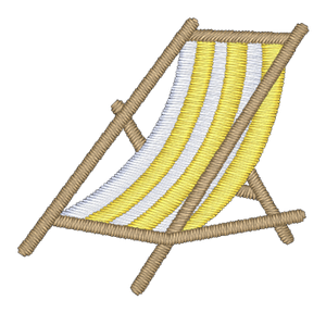 Beach Chair Embroidered Icon