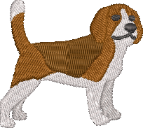 Beagle Embroidered Icon