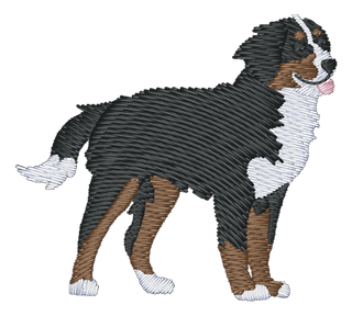 Bernese Mountain Dog 200 Embroidered Icon