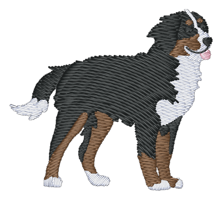 Bernese Mountain Dog 200 Embroidered Icon