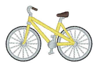 Bicycle Embroidered Icon