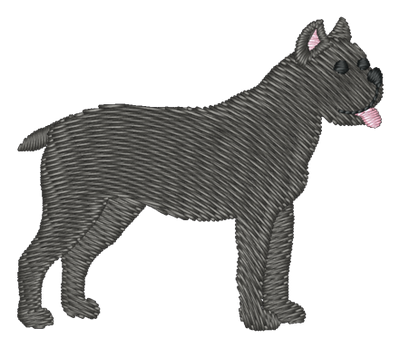 Cane Corso Dog 200 Embroidered Icon