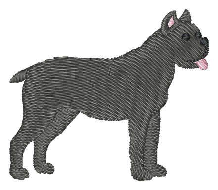 Cane Corso Dog 200 Embroidered Icon