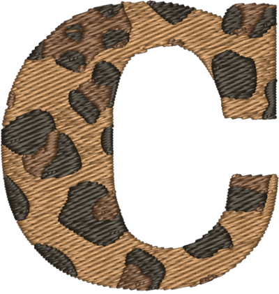 C Cheetah Embroidered Icon