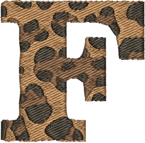 F Cheetah Embroidered Icon