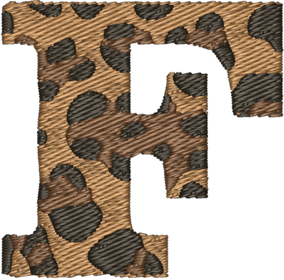 F Cheetah Embroidered Icon