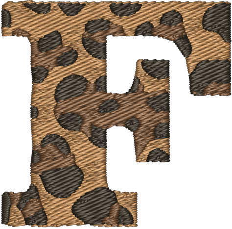 F Cheetah Embroidered Icon