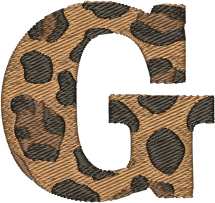 G Cheetah Embroidered Icon