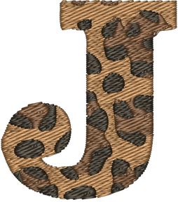 J Cheetah Embroidered Icon