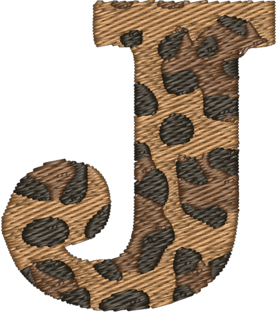 J Cheetah Embroidered Icon