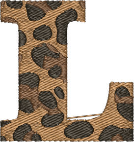 L Cheetah Embroidered Icon