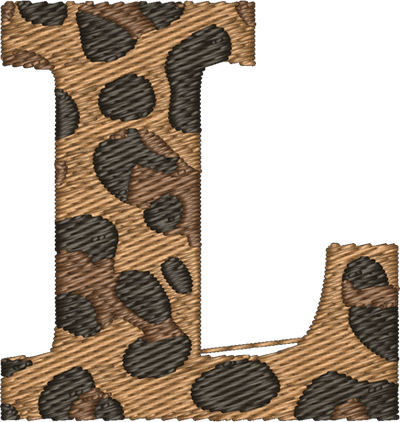 L Cheetah Embroidered Icon