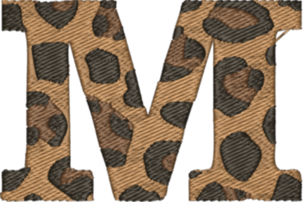 M Cheetah Embroidered Icon