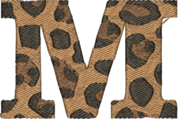 M Cheetah Embroidered Icon