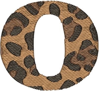 O Cheetah Embroidered Icon