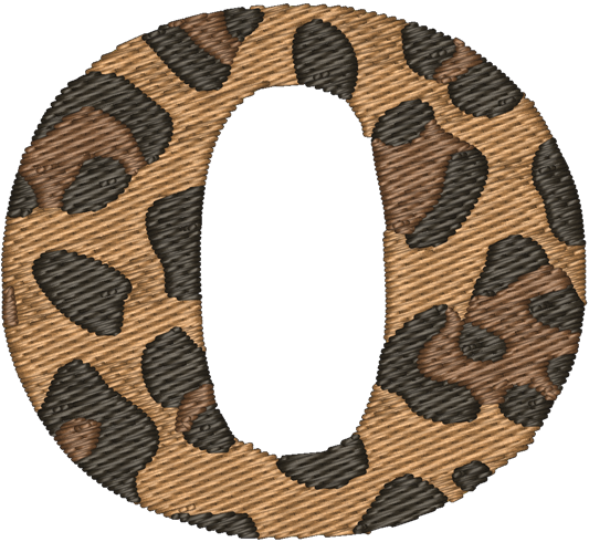 O Cheetah Embroidered Icon