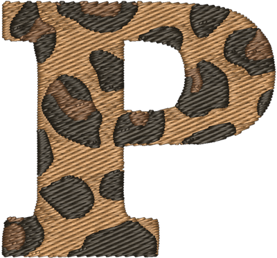 P Cheetah Embroidered Icon