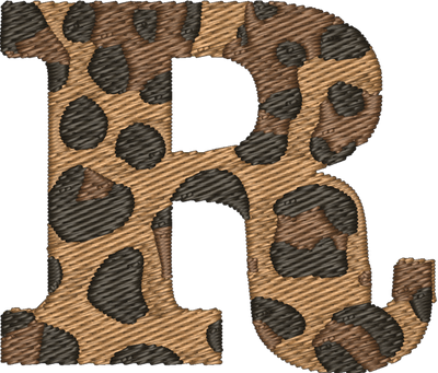 R Cheetah Embroidered Icon