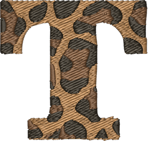 T Cheetah Embroidered Icon