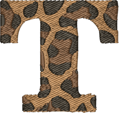 T Cheetah Embroidered Icon