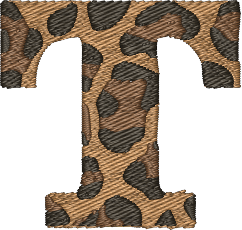 T Cheetah Embroidered Icon
