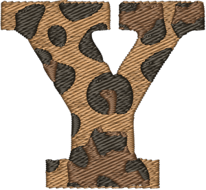 Y Cheetah Embroidered Icon
