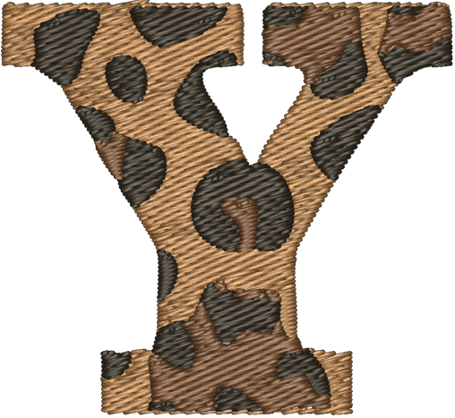 Y Cheetah Embroidered Icon