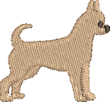 Chihuahua Embroidered Icon