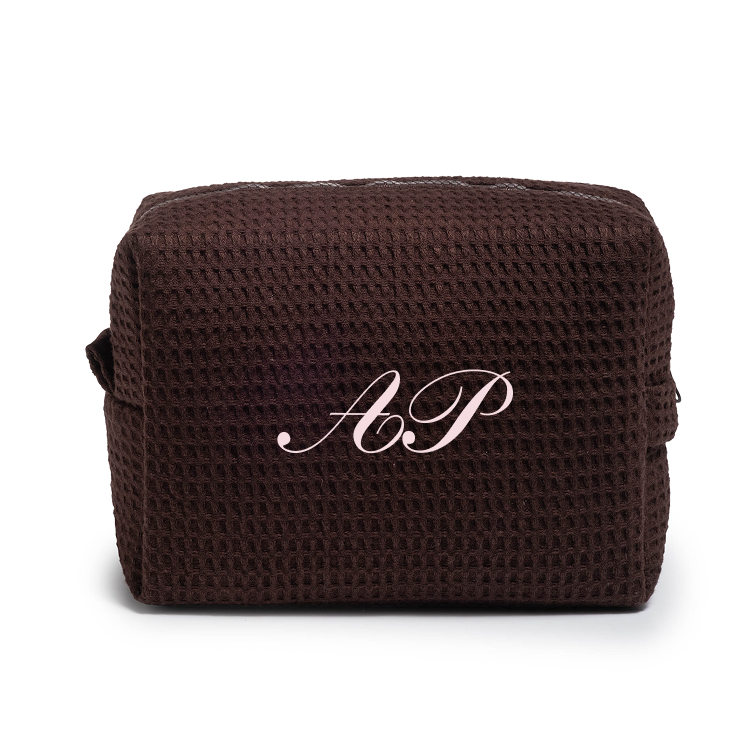 Classic Monogram Waffle Pouch