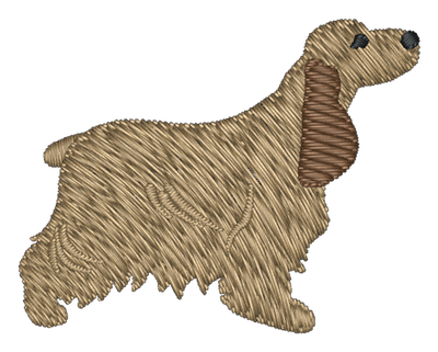Cocker Spaniel Dog 200 Embroidered Icon