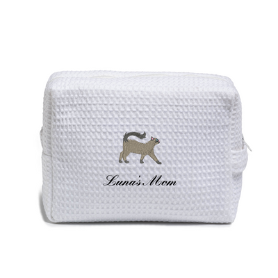 Custom Cat Mom Waffle Pouch