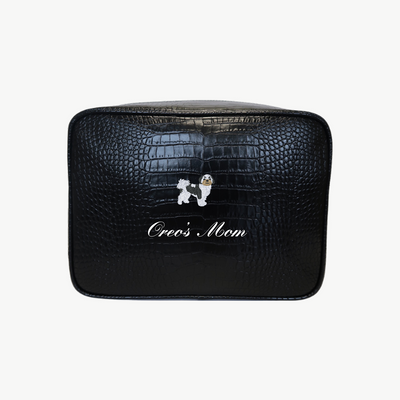 Custom Dog Mom Croc Pouch