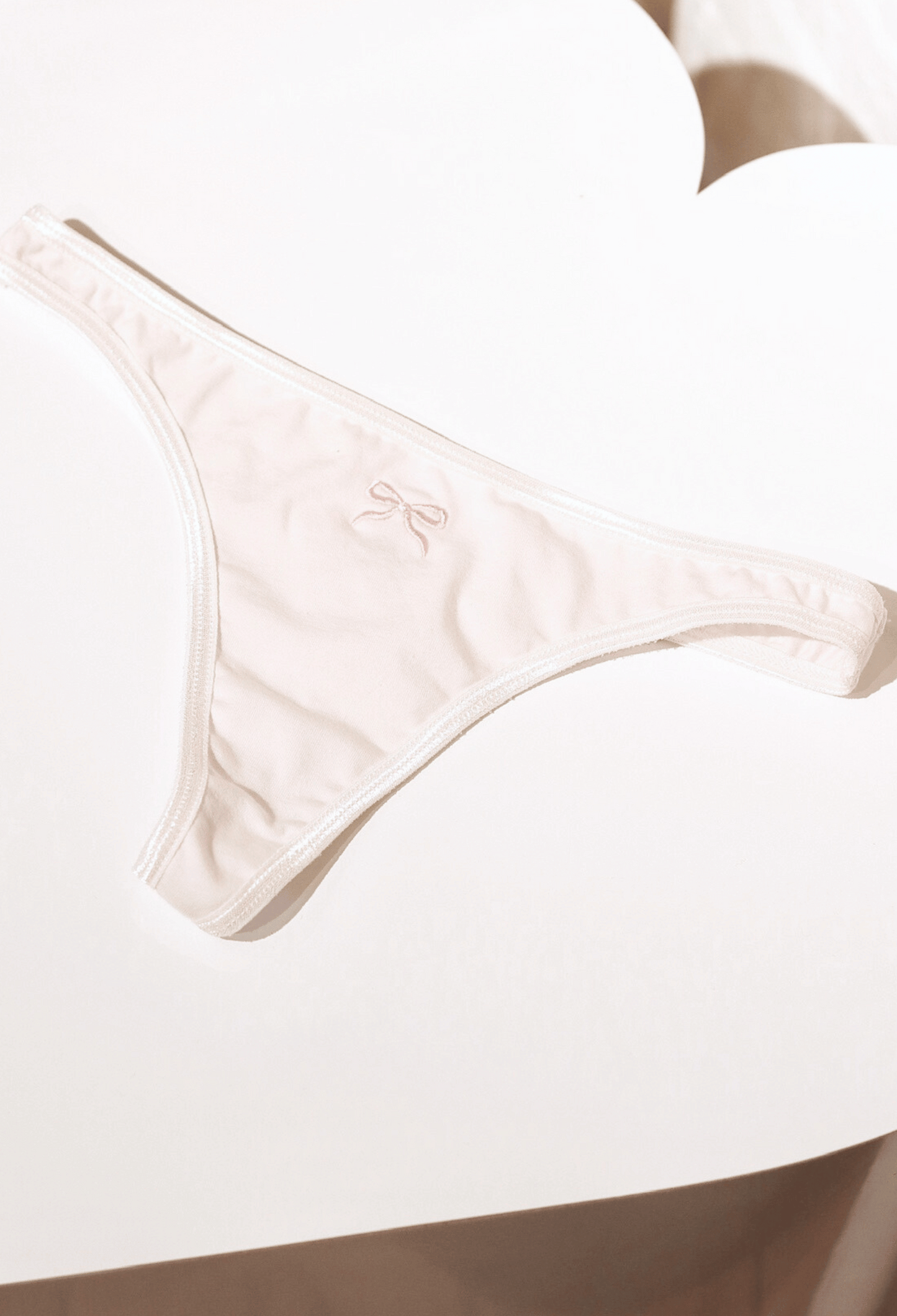 Custom Photo Upload Thong - Basic White Thong Underwear