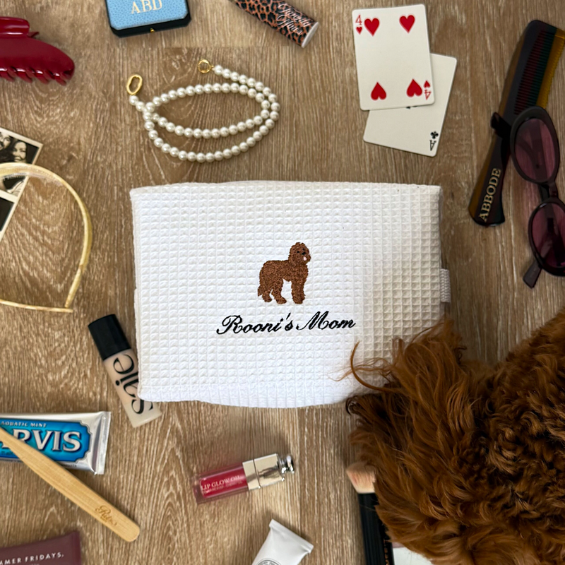 Dog Mom Waffle Pouch