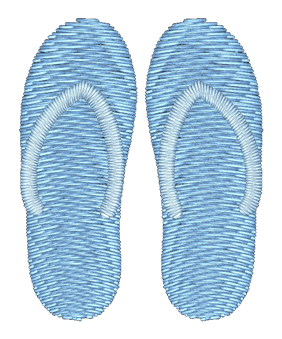 Flip Flops Embroidered Icon