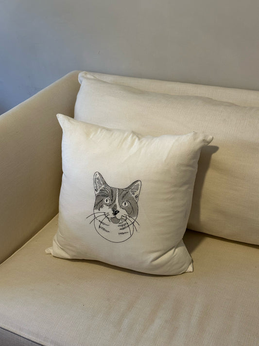 Custom Pet Throw Pillow Cover
