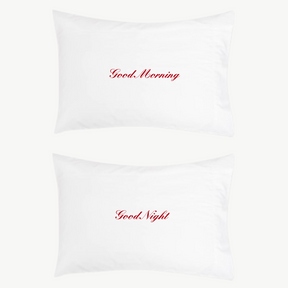 Good Morning, Good Night Pillowcase Set