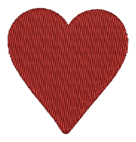 Heart Suit Embroidered Icon