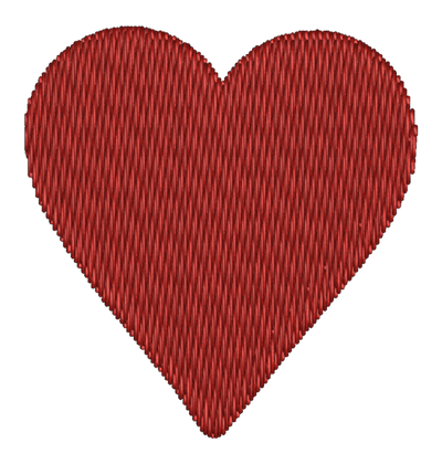 Heart Suit Embroidered Icon