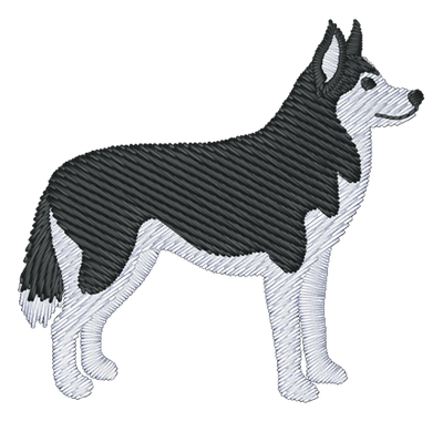 Husky Dog 200 Embroidered Icon