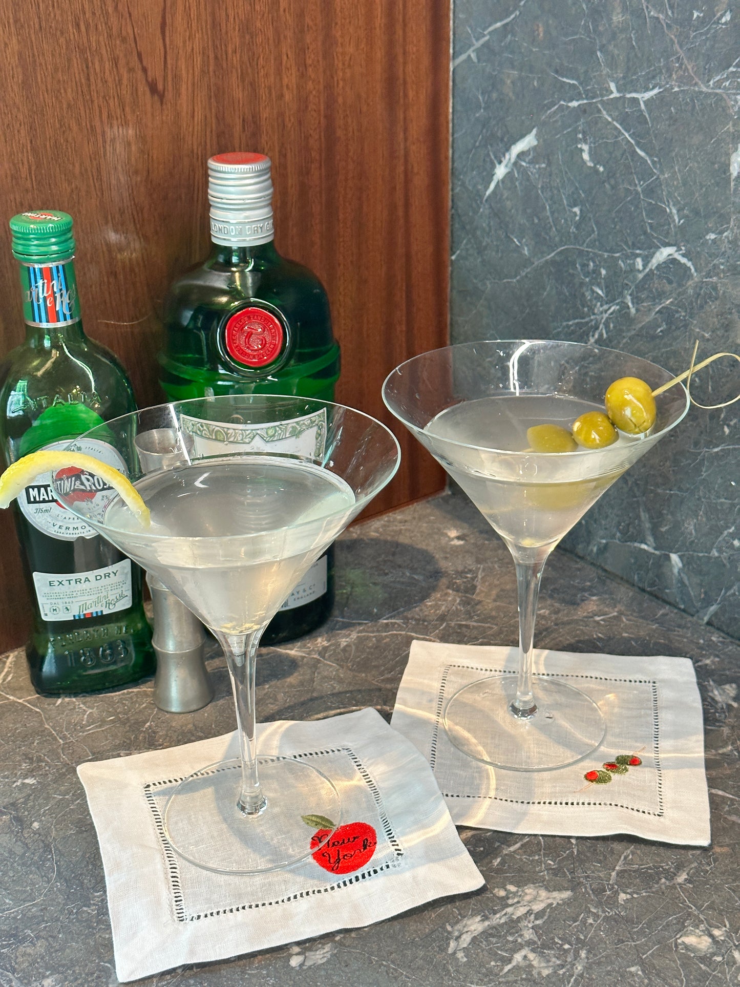 Olive Cocktail Napkin
